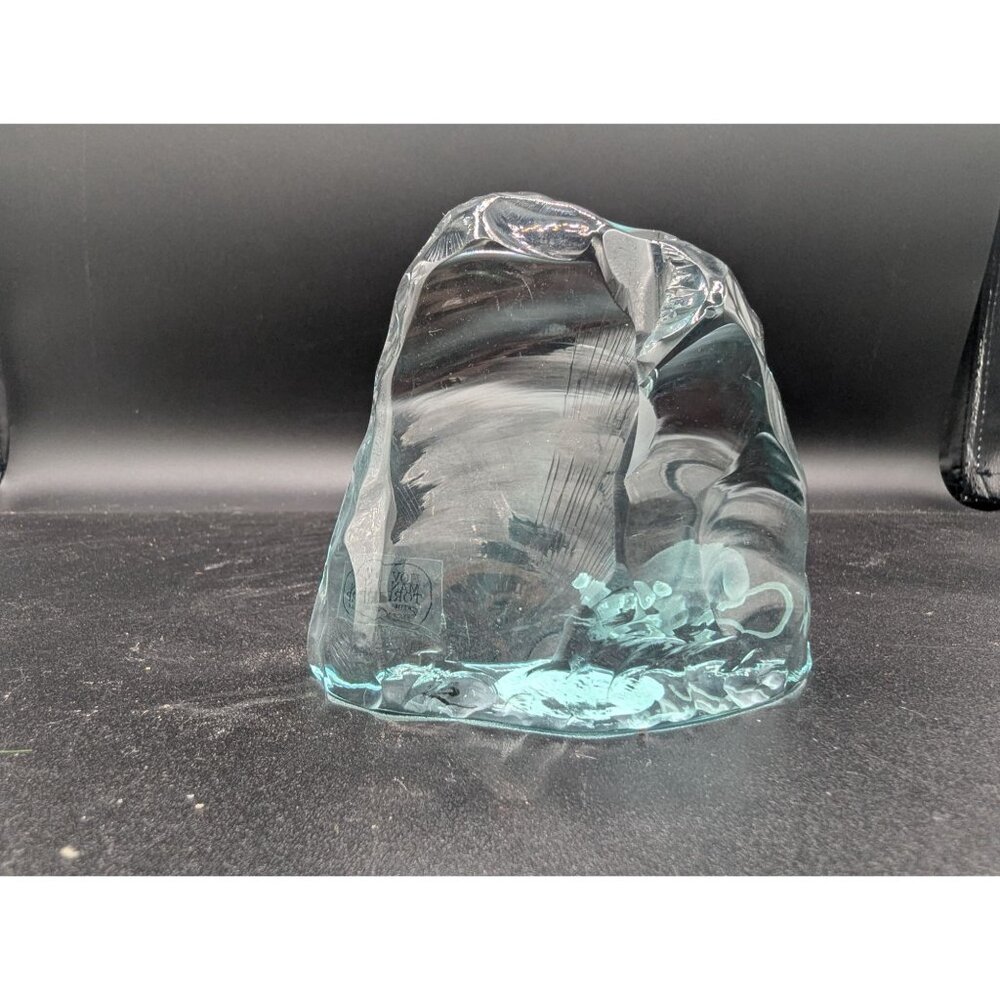 Vtg Hovmantrop Signed R. Strand Bornesson Iceberg Glacier Block Etched Mouse Scu - Picture 12 of 16